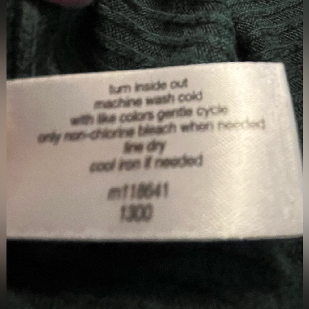 Lane Bryant Green Ribbed V-Neck Tunic Top Plus Size 18/20 - Picture 11 of 12